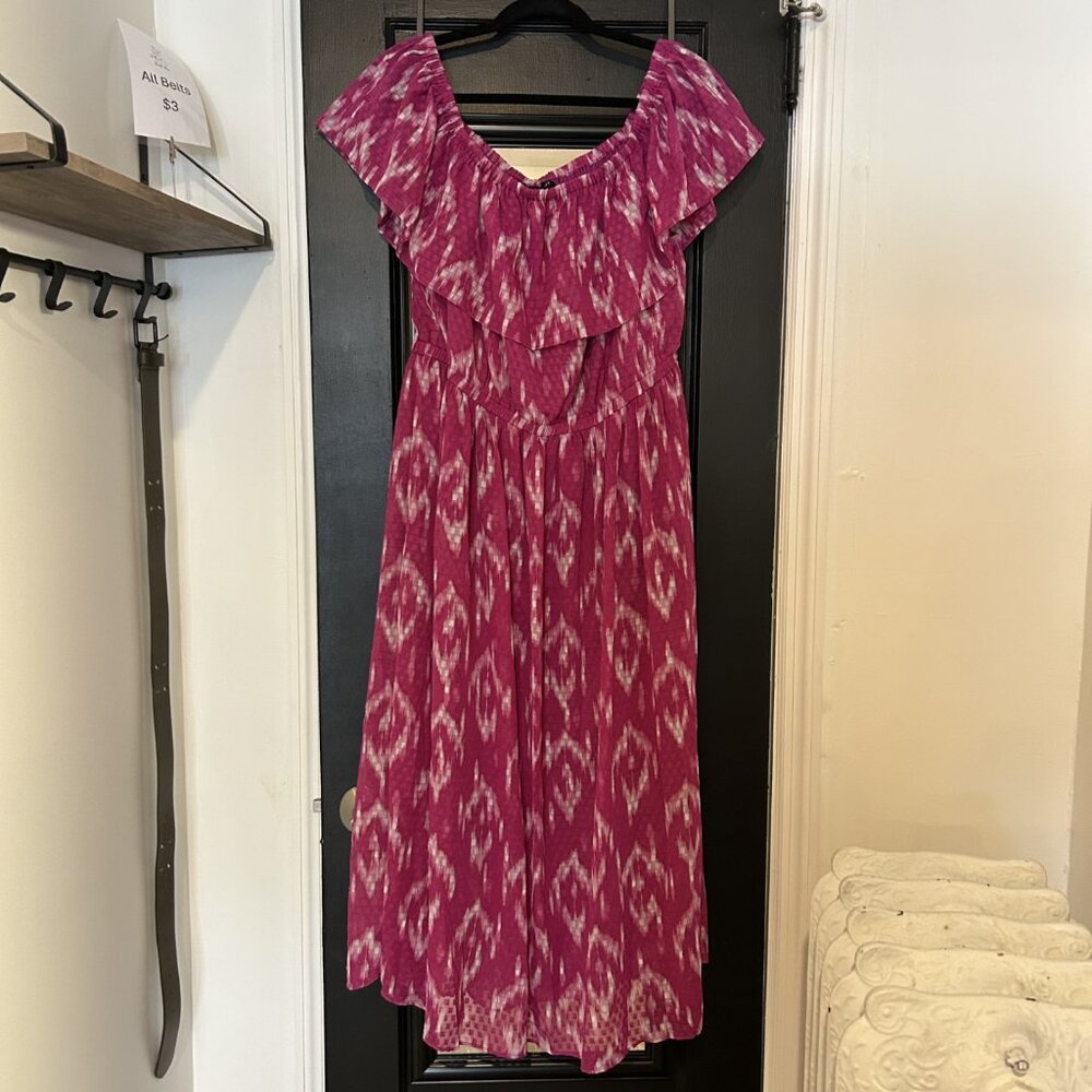 Lane Bryant Dress Pink with Pattern